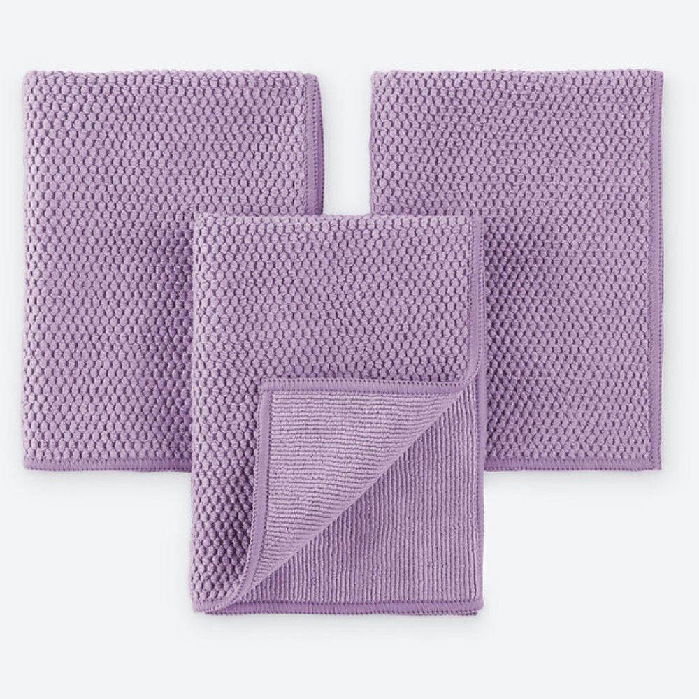 Norwex Kitchen Cloth Trio Set of 3 Amethyst NWT